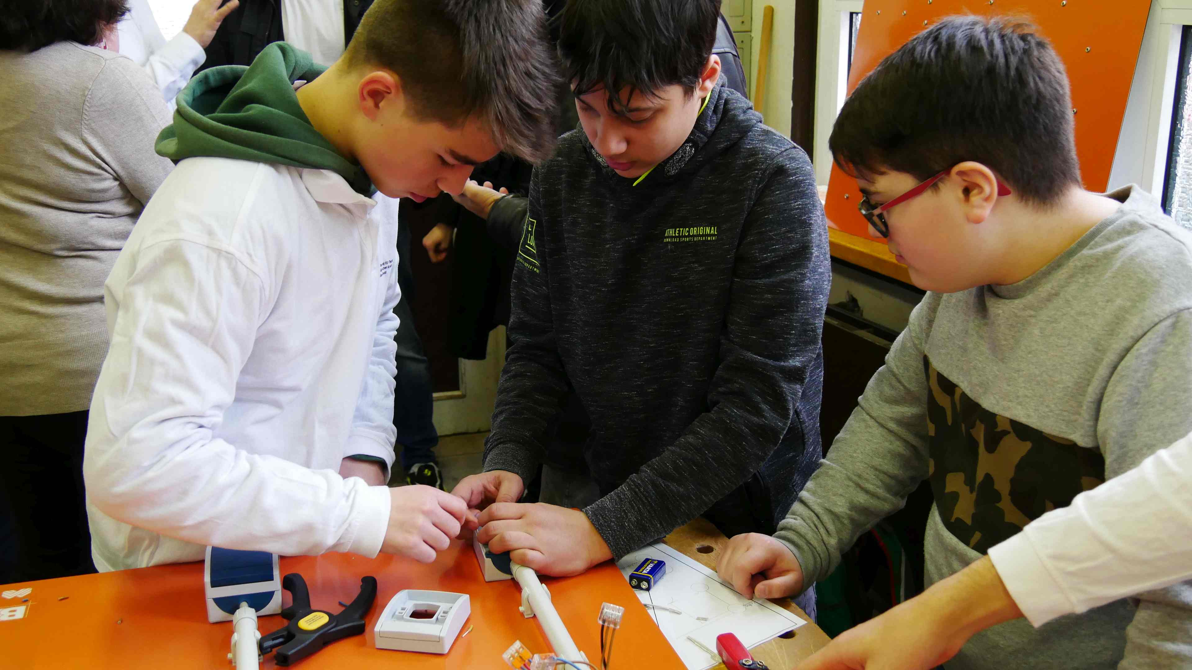 Schüler und Handwerk